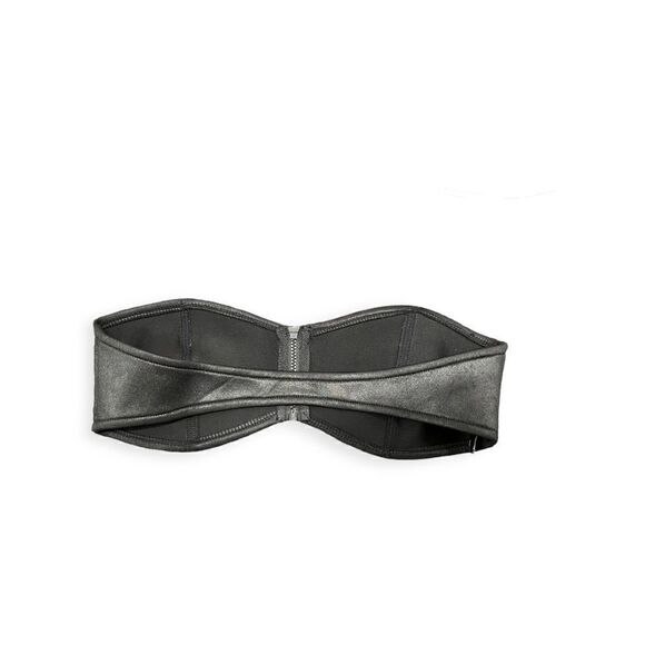 Tavik Faux Leather bandeau bikini top strapless, NWOT, Sz Small - Picture 4 of 4